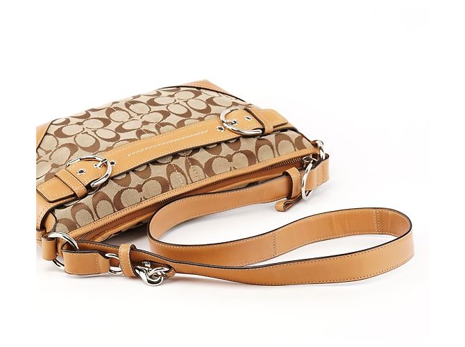 Coach F07077 Borsa 2-Way Soho Signature Beige - vista 10