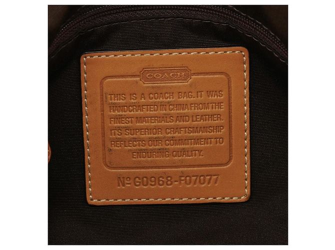 Coach F07077 Borsa 2-Way Soho Signature Beige - vista 11