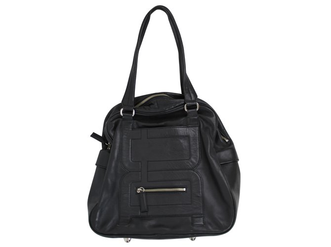 Tara Jarmon Handbags Black Leather  ref.5035