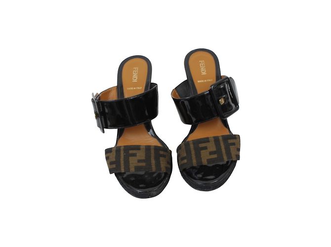 Fendi Wedge mules