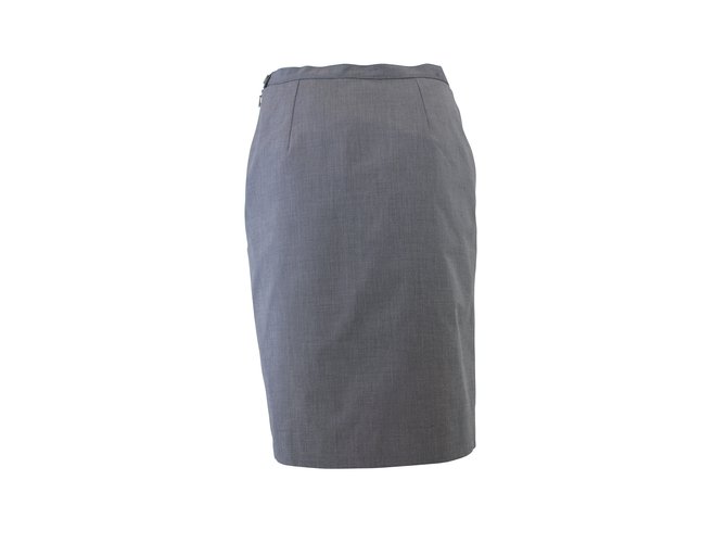 Agnès b. Skirts Dark grey Cotton  ref.5059
