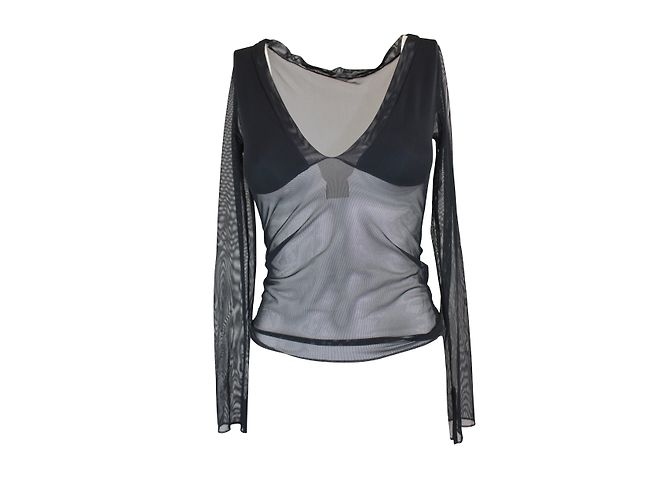 Forum Tops Schwarz Polyester
