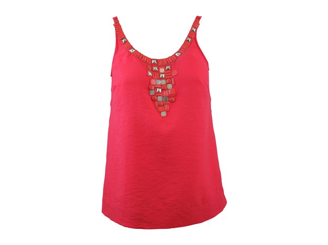 Bcbg Max Azria Tops Vermelho Raio  ref.5071