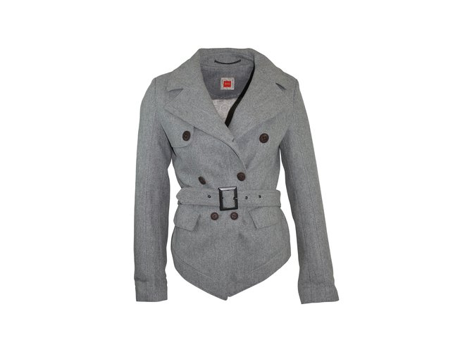 Hugo Boss Jackets Grey Wool Polyamide  ref.5085