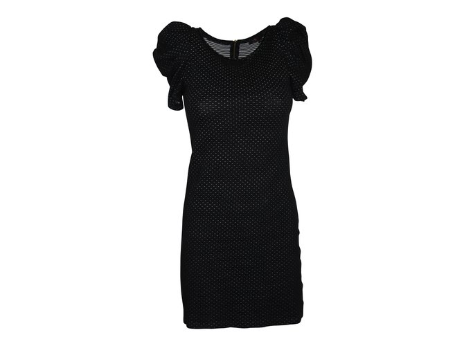 Maje Dresses Black Cotton Polyamide  ref.5125
