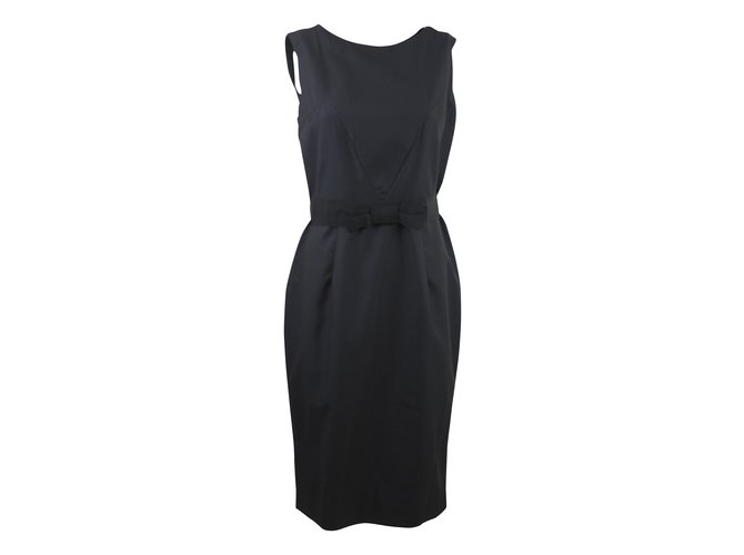 D&G Dresses Black Wool  ref.5142