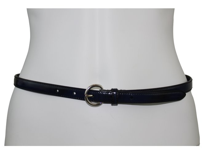 Miu Miu Belts Blue Leather  ref.5176
