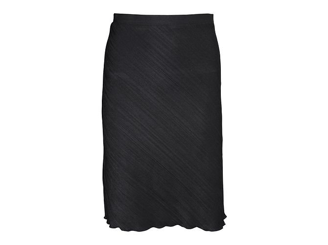 Falda negra M Officer Negro