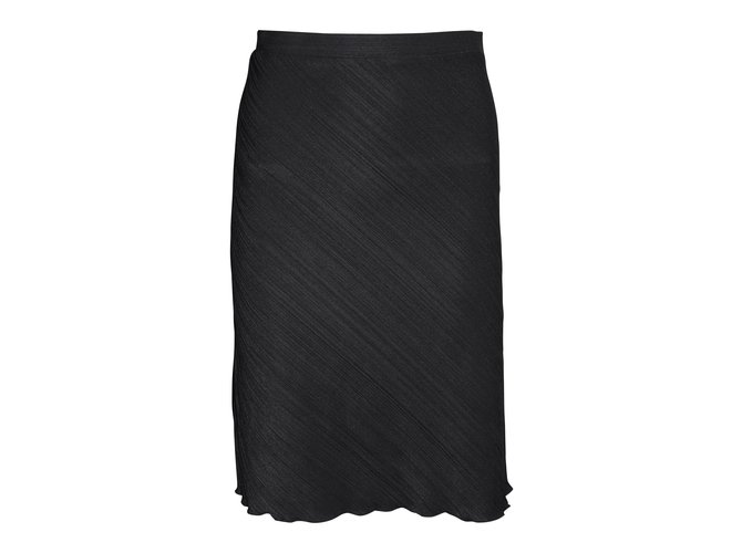 M Officer Skirts Black Polyester Polyamide  ref.5178