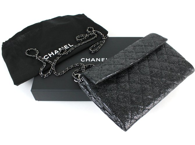 Chanel Borse Nero Panno  ref.5215