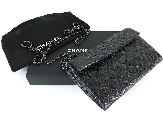 Chanel Borse Nero Panno