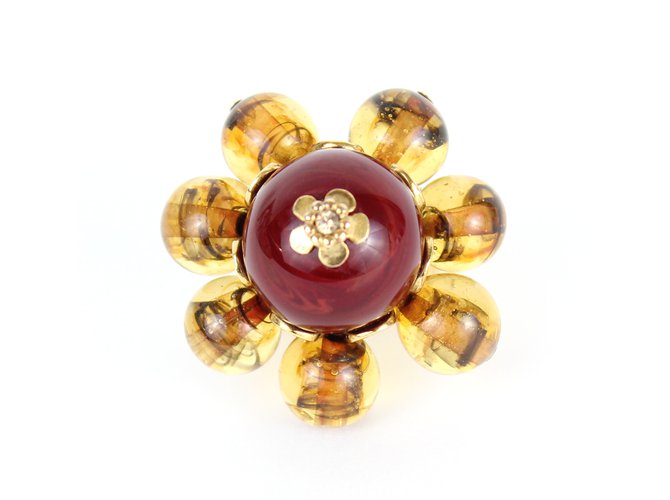 Christian Dior Rings Red Vermeil  ref.5227