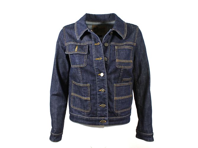 Louis Vuitton Jeansjacke Blau Grösse 36