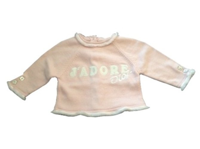 Top Baby Dior Coton Rose  ref.5348