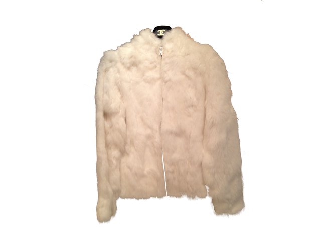 inconnue Jackets Cream Fur  ref.5354