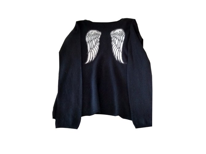 Berenice Knitwear Black Silk Cashmere  ref.5384