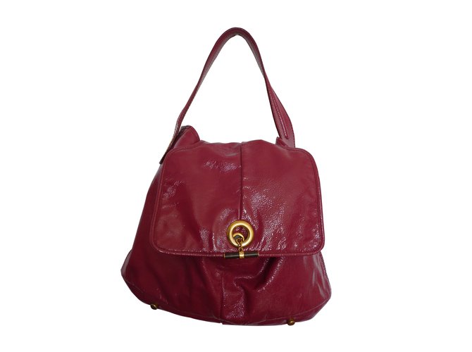 Yves Saint Laurent Handbags Pink Patent leather  ref.5394