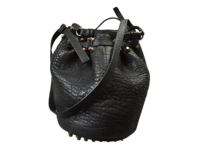 Alexander Wang Handbags Black Leather  ref.5469