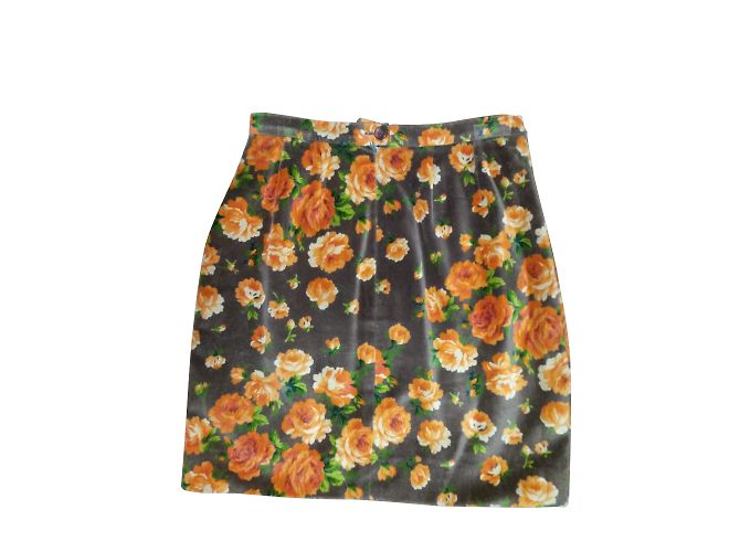Minigonna Kenzo Jungle stampa floreale cotone Multicolore