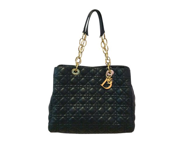 Christian Dior Handbags Black Leather  ref.5509