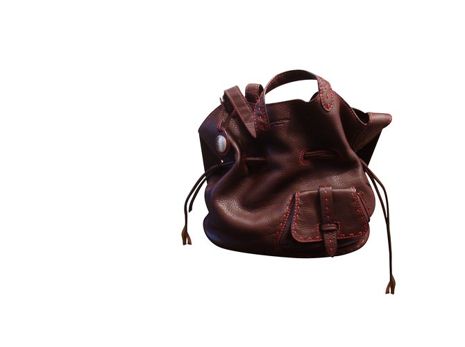 Premier Flirt Lancel Handbags Brown Leather  ref.5522
