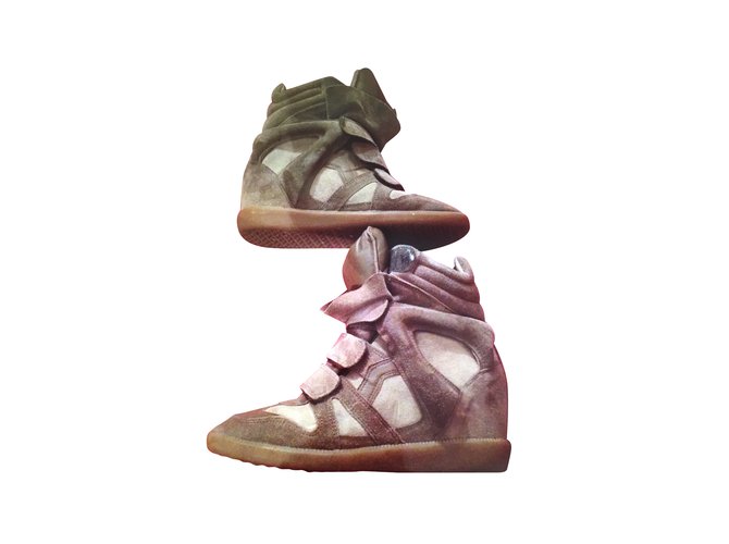 Isabel Marant Sneakers Khaki ref.5620 Joli Closet