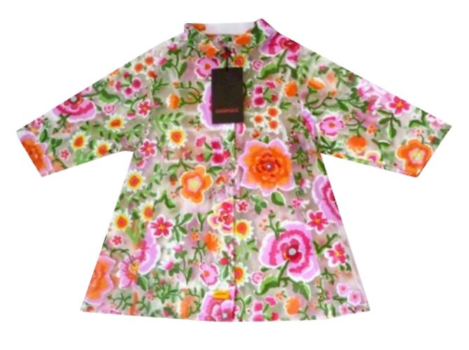 Impermeabile Catimini con fiori multicolore 12 mesi