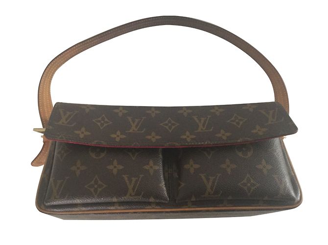 Bolso bandolera Louis Vuitton rojo Alcantara
