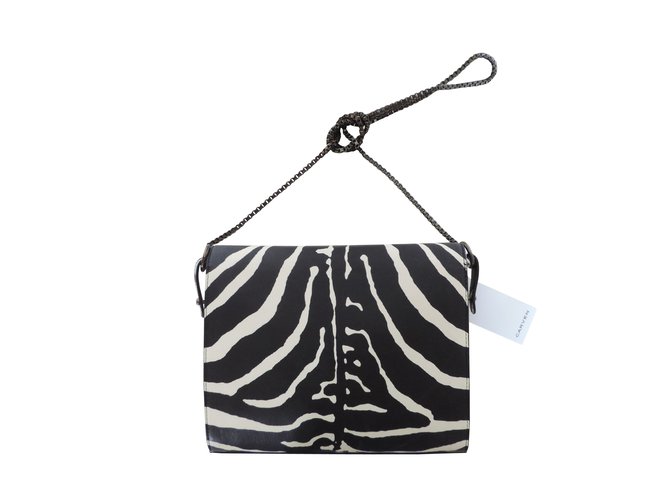 Carven Handbags Zebra print Leather  ref.5705