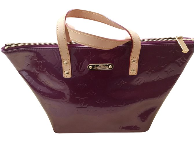 Bellevue Louis Vuitton Handbags Purple Patent leather  ref.5717