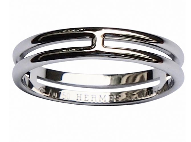 Hermès Ringe Silber Weißgold