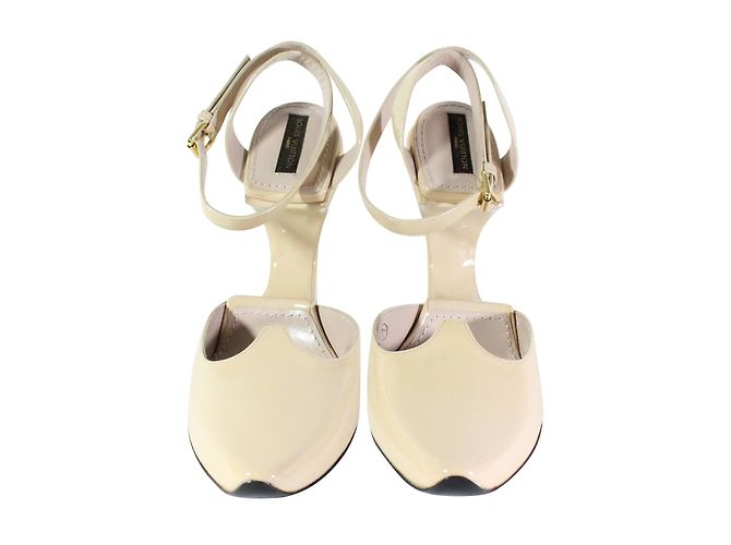 Louis Vuitton Absatzschuhe Leder Flesh Größe 38 Fleisch