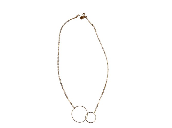Ginette Ny Necklaces Golden Pink gold  ref.5774