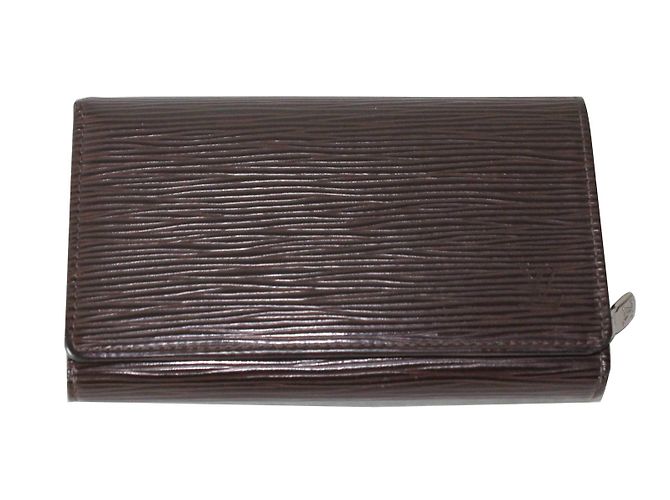 Louis Vuitton Brown Leather Wallet