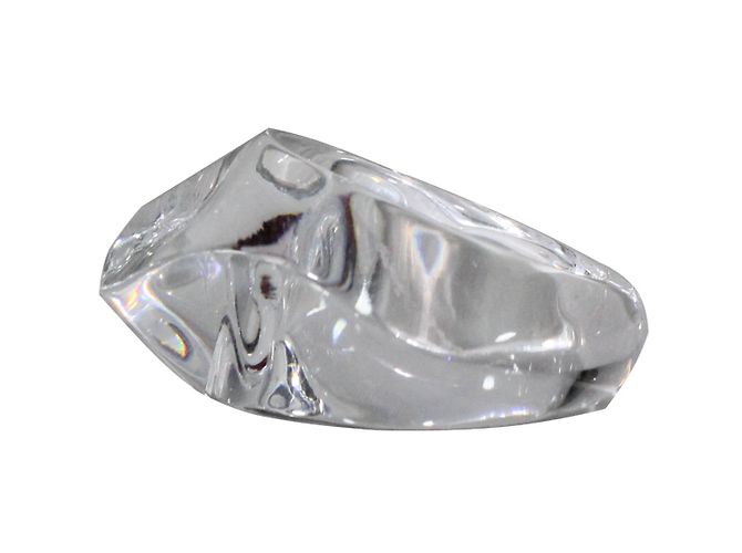 Anillo Baccarat de cristal transparente talla 49