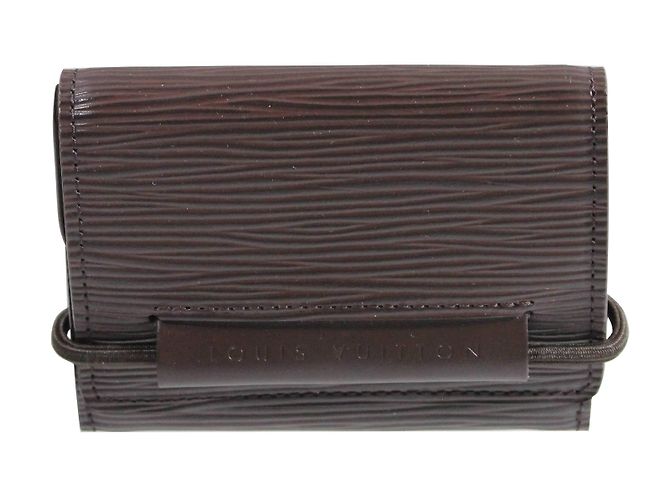 Louis Vuitton Leather Wallet Brown