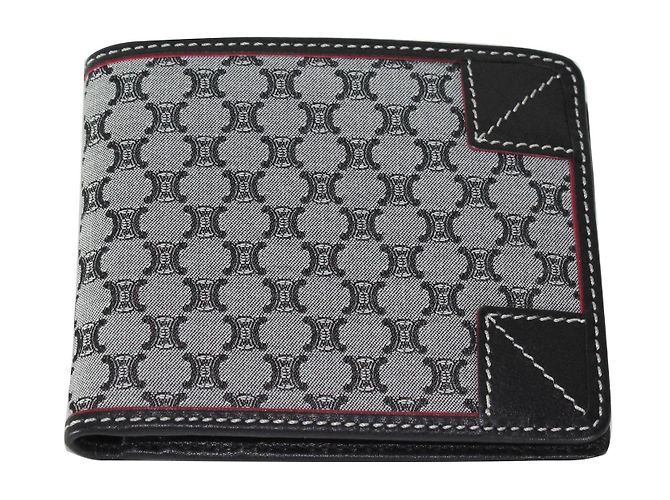Cartera Céline Marrón de Tela y Cuero Castaño