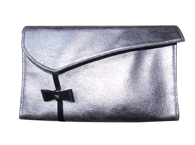 Thierry Mugler Clutch bags Silvery Polyester  ref.5831