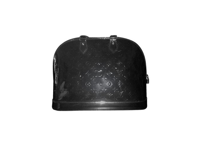 Alma Louis Vuitton Handbags Purple Patent leather  ref.5854