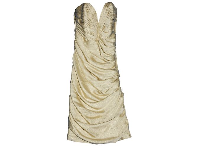 Vicky Tiel Vestidos Dorado
