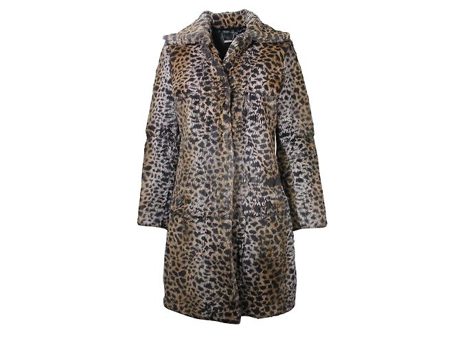 Wilsons Leather Pelle Studio Mäntel, Oberbekleidung Leopardenprint