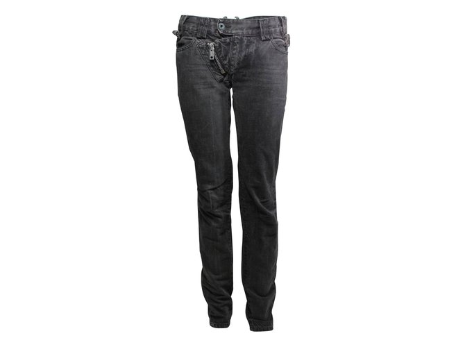 April 77 calça, leggings Preto Jeans  ref.5971