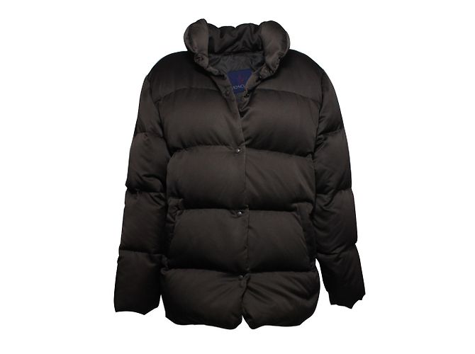 Giacca Moncler Grenoble in piuma d'oca marrone