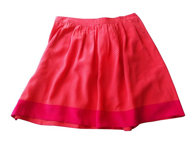 Saia de seda rosa Vanessa Bruno Athe Tamanho 40