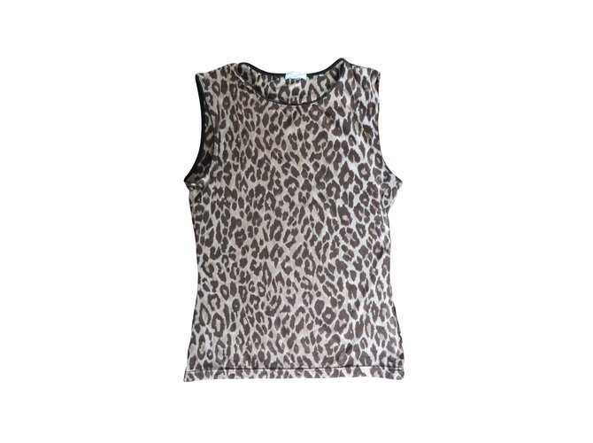 Dolce & Gabbana Tops Estampa de leopardo Sintético  ref.6088