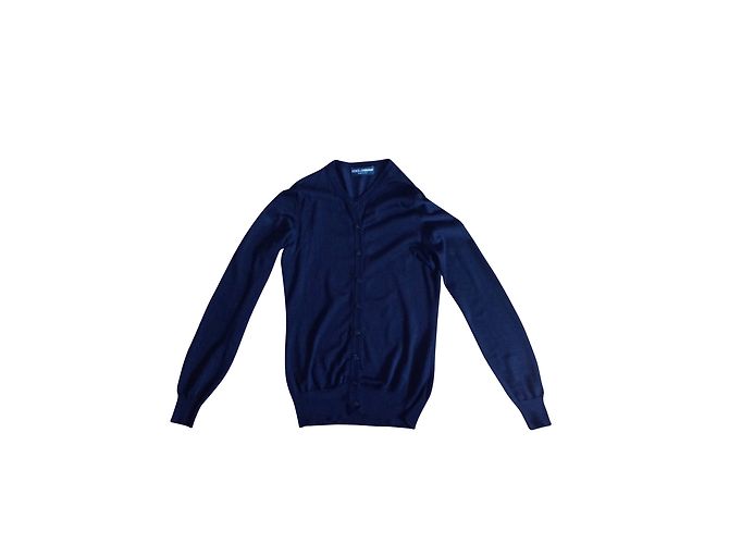 Dolce & Gabbana Strickjacke aus Baumwolle Schwarz