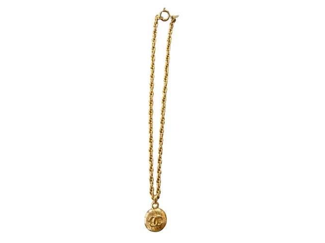 Chanel Colares Dourado Banhado a ouro  ref.6132
