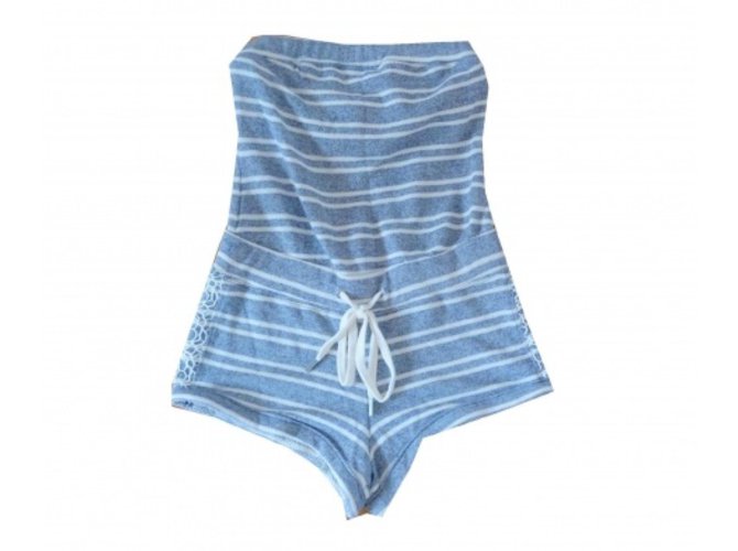 guess striped drawstring shorts
