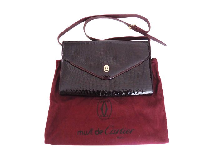 Cartier Handbags Dark red  ref.6189