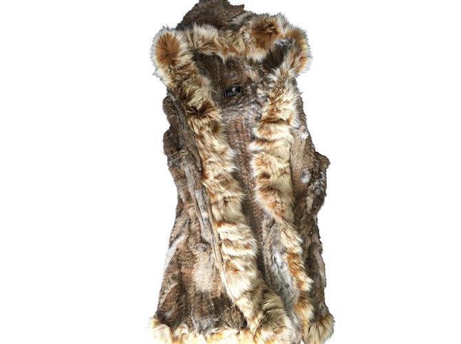 Autre Marque Knitwear Brown Fur  ref.6266